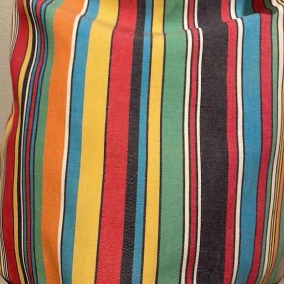 Lancel colorful striped woman’s bucket bag - Picture 3 of 14